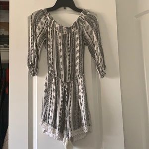 Off the shoulder romper